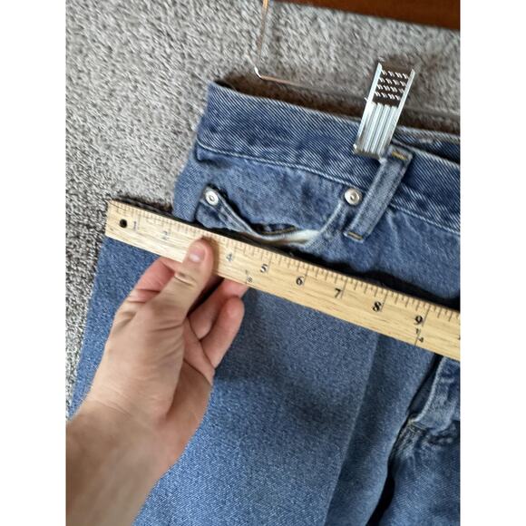 Wrangler Jeans Mens 34x29 Blue Relaxed Fit Denim Five Pocket Zip Fly 975-60WDR - Picture 7 of 15